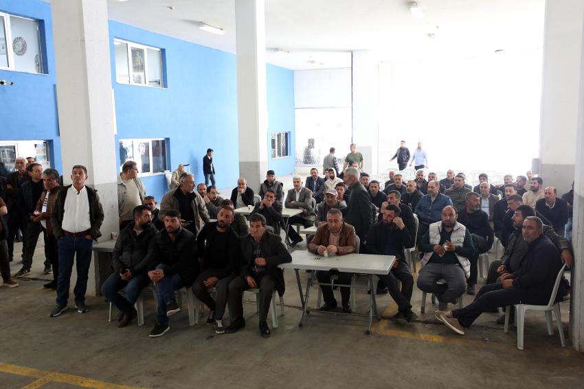 Kurban çadır yerleri kura ile belirlendi