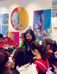 ESRA ADANIR, 11. ARTANKARA FUARI'NDA SANATSEVERLERLE BULUŞUYOR