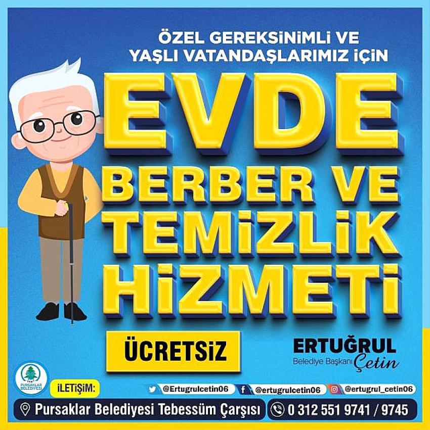 Pursaklar Belediyesi Yaşlılarını unutmadı